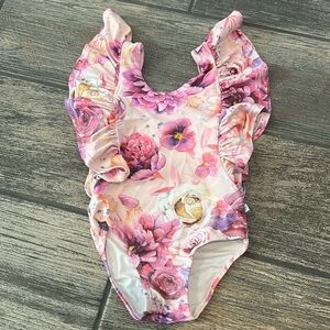 Posh Peanut Ruffled Swimsuit